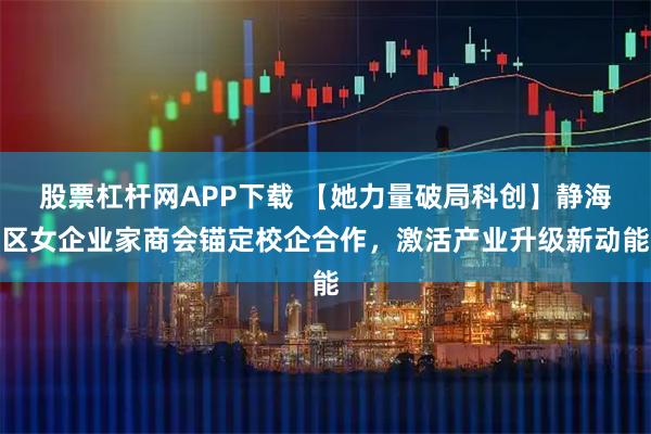 股票杠杆网APP下载 【她力量破局科创】静海区女企业家商会锚定校企合作,激活产业升级新动能